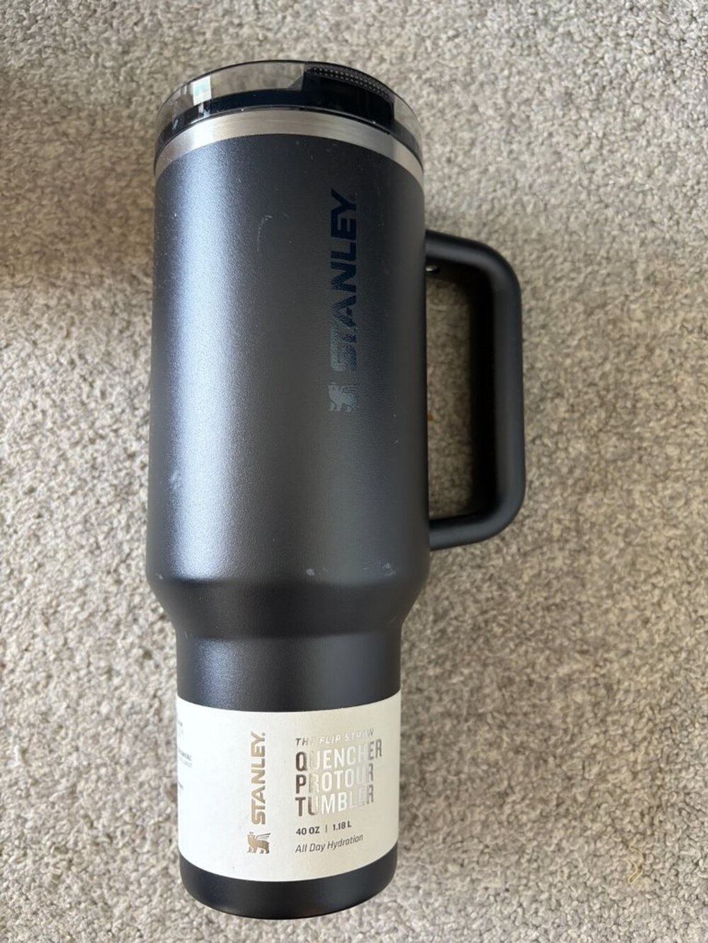 Stanley Quencher ProTour 40 oz Flip Straw Tumbler – Black – NWT - Picture 2 of 2